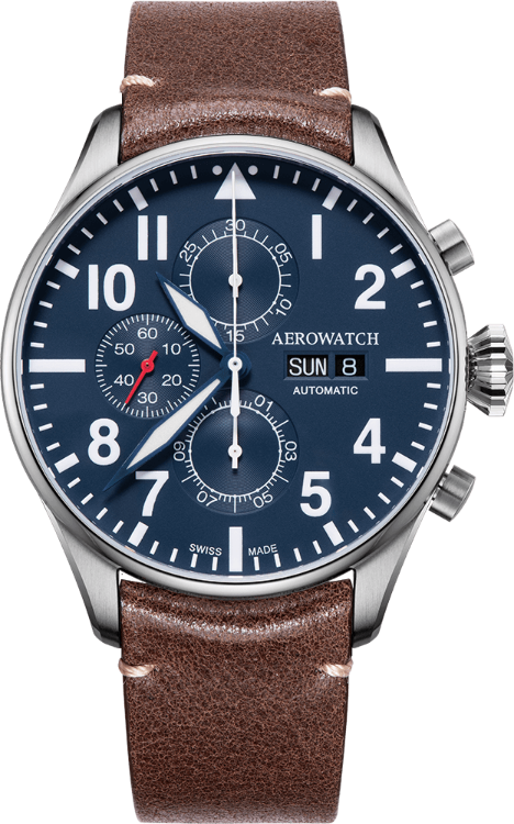 New - Aerowatch Flieger Chronograph