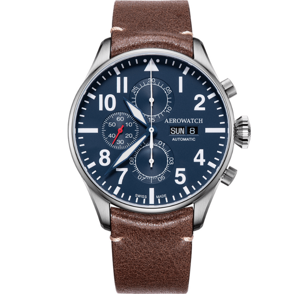 New - Aerowatch Flieger Chronograph