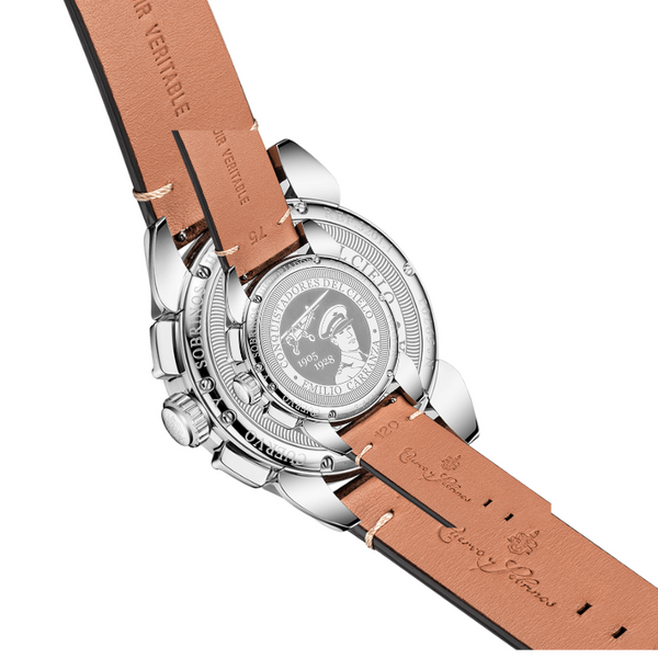 New - Vuelo Emilio Carranza Chronograph Cuervo Y Sobrinos