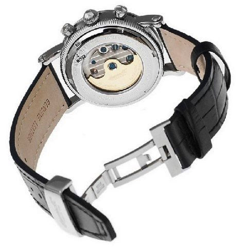 INGERSOLL Uhrarmband 22mm Reptillook schwarz