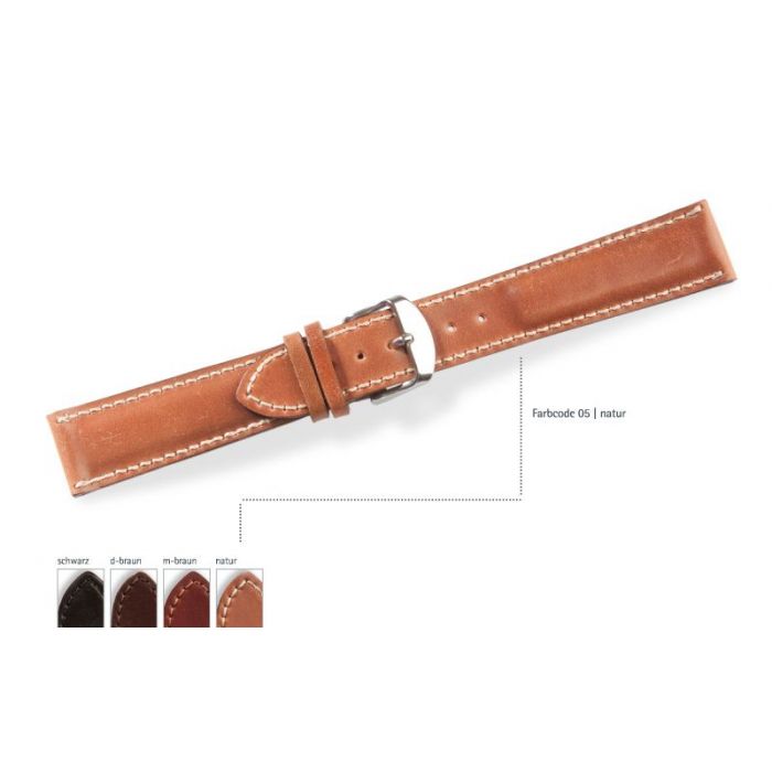 Manufaktur Uhrarmband Cordovan WHISKEY- Made in Germany