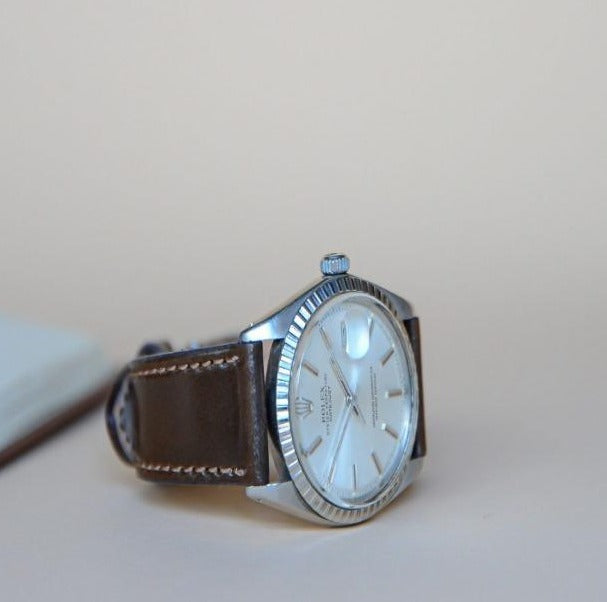 Manufaktur Uhrarmband Cordovan  DARKBROWN- Made in Germany
