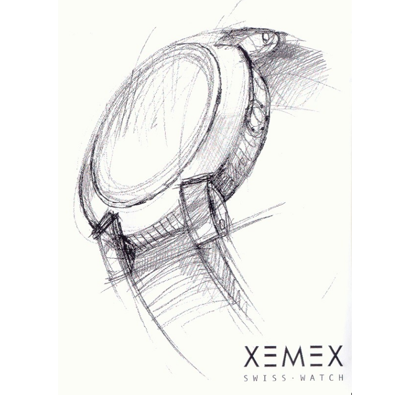 XEMEX SWISS WATCH XE 5000 Ref. 5504.03 CHRONOGRAPH POLAR