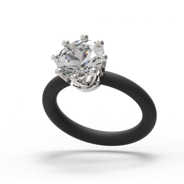 LE CORONE Classic Solitaire Ring ANCL01W