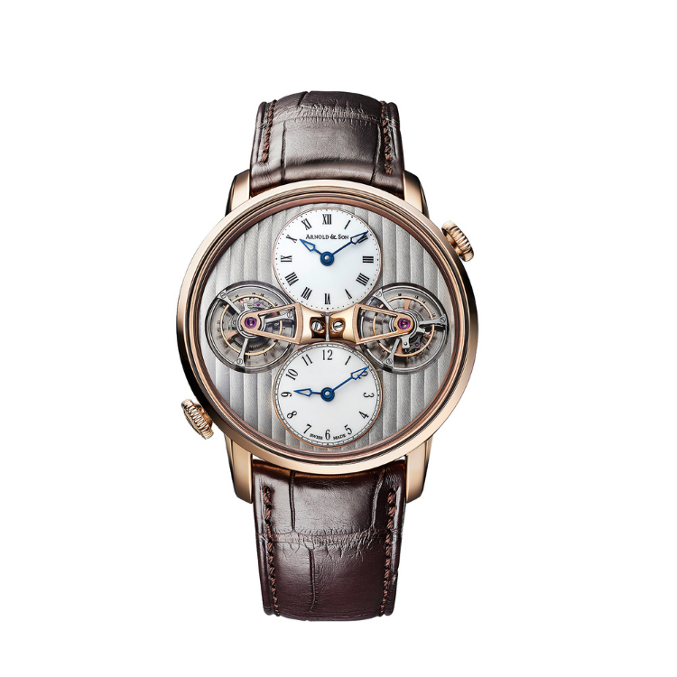 Brand New Luxury Arnold & Son DOUBLE TOURBILLION (DTE) Manufaktur