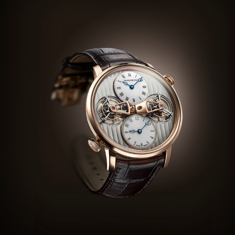 Brand New Luxury Arnold & Son DOUBLE TOURBILLION (DTE) Manufaktur