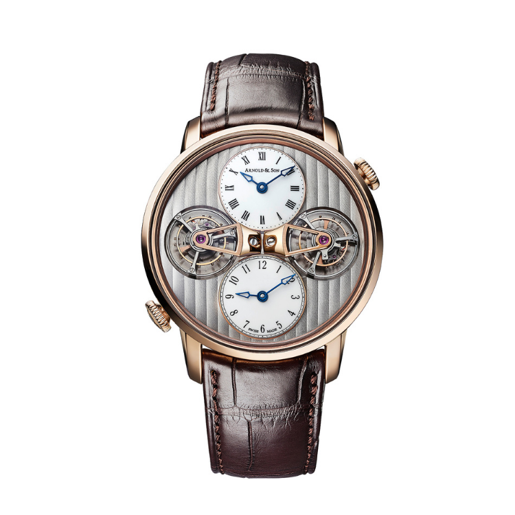 Brand New Luxury Arnold & Son DOUBLE TOURBILLION (DTE) Manufaktur