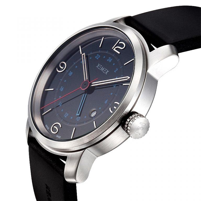 XEMEX SWISS WATCH REF. 881 GMT DUAL TIME