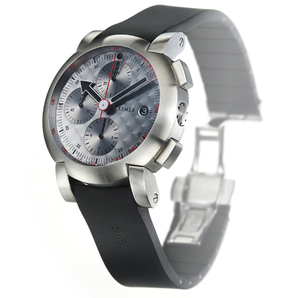 XEMEX SWISS WATCH XE 5000 Ref. 5500.03 CHRONOGRAPH SILVER SPEED